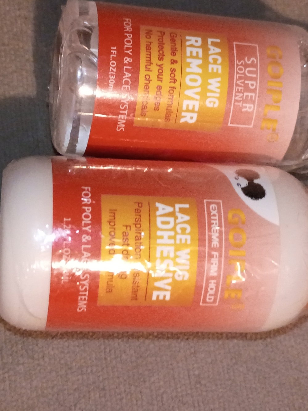 GOIPILE Lace Wig Adhesive & Remover Set - Peach/Orange